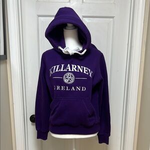 Quills Of Ireland Purple Hoodie-XS